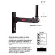 Truss mount voor speaker, verstelbaar 39 cm