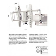 Universele wandsteun vr LCD/plasma + kantelfunctie