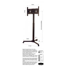 vloerstandaard voor plasma/LCD-scherm