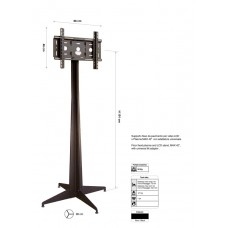 universele vloerstandaard voor plasma/LCD-scherm