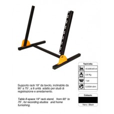 19inch rack standaard, 8 HE kantelbaar van 90°-75°