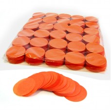Slowfall Confetti Rounds Ø55mm - Orange 1 kg