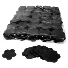 Slowfall Confetti Flowers Ø55mm - Black 1 kg