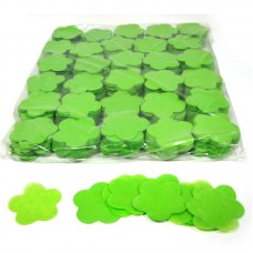 Slowfall Confetti Flowers Ø55mm -L.Green 1 kg