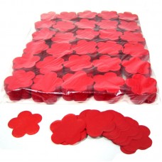 Slowfall Confetti Flowers Ø55mm - Red 1 kg