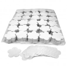 Slowfall Confetti Flowers Ø55mm - White 1 kg