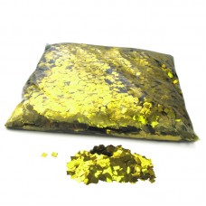 Metallic confetti raindrops 6x6mm Gold 1kg