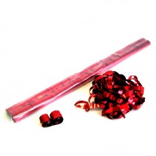 Metallic Streamers 5mx0.85cm Red 100pcs