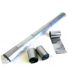 Metallic Stadium Streamers20mx5cm Silver 10pcs