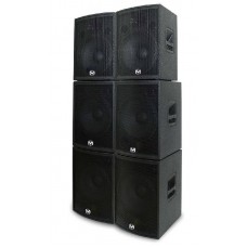 Complete actieve set 4x300W bas + 2x400W top