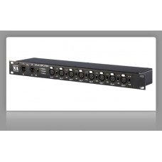2-in 8-out DMX splitter, 19 inch, 1U