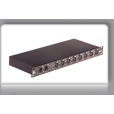 2-in 8-out RDM/DMX splitter, 19 inch, 1U