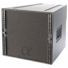 Alpha bass 1x15 inch, enkel formaat, geverfd
