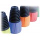 Optional colored boots for FX and MX connectors