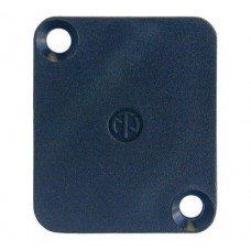 Black dummy plate, Cover D-connectors cut outs