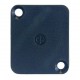 Black dummy plate, Cover D-connectors cut outs