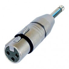 XLR-female to mono male plug 6,35mm - 1-4 plug