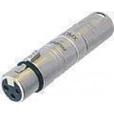 DMX adapter : XLR 3 pole female to XLR 5 pole male