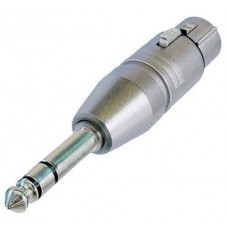 XLR-female to stereo male plug 6,35mm - 1-4 plug