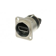 HDMI 1.3 feedthrough adapter,  D-size housing