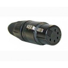 Prof. Cable XLR female 5P BLACK
