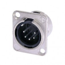 XLR Chassis male solder Cups or IDC 5P