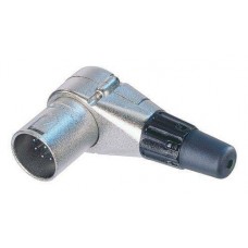 Right angle cable XLR male 6P
