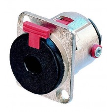 Locking 1-4 inch phone jack for stereo plugs