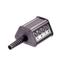 8 in - 0 out, XLR included, PG 16 (max. dia cable