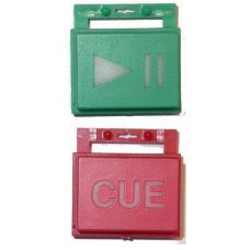 Hard plastic play/cue knop