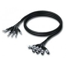 Multi 8 core female XLR - to jack stereo 5m