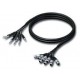 Multi 8 core female XLR - to jack stereo 3m