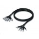 Multi 8 core male XLR - to jack stereo 5m
