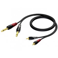 (30) 2x JACK MALE MONO - 2x RCA/CINCH MALE - 1M