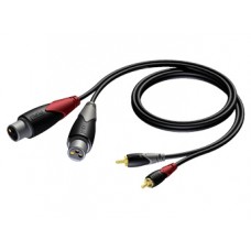 (20) 2x XLR FEMALE - 2x RCA/CINCH MALE - 2M