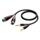 (20) 2x XLR MALE - 2x JACK MALE - 3M