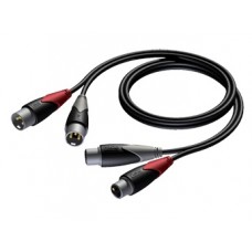 (30) 2X XLR FEMALE - 2X XLR MALE - 0.5M