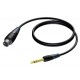 (20) XLR FEMALE - JACK MALE STEREO - 2M