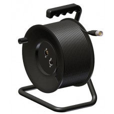 Kabelhaspel met gebalanceerde microfoonkabel 50m