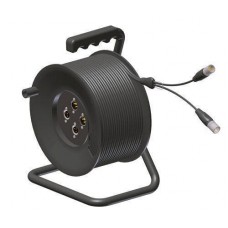 Kabelhaspel gebalanc stereo audio signaalkabel 50m