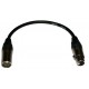 Adaptor cable dmx XLR3 female / XLR5 male neutrik