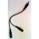 Stereo 3.5m-jack naar 2 x  3.5mm female (split)
