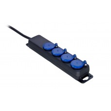 (25)Verdeeldoos 4xSchuko IP44 1,5m kab. max 3500W
