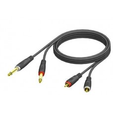 2x jack male-to-2x RCA/cinch male 3m