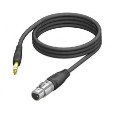 XLR female-to-Jack 6,3mm 3 pin male 1,5m bulk