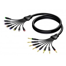 Multi 8 core mono jack-to RCA male - 5 meter