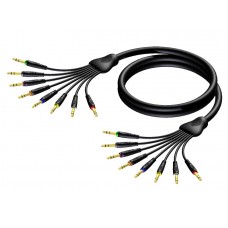 Multi 8 core jack stereo -to jack stereo - 5 m