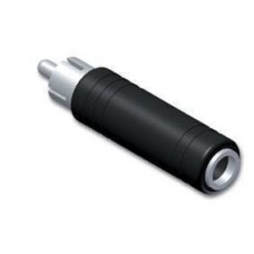 Adapter van RCA-Cinch mal. naar Jack fem.