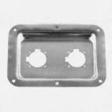 DISH PUNCHED FOR CONNECTORS