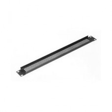 RACK PANEL PERFORATED 1U BLACK